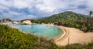 Panoramic view of Beach at Cabo San Juan - Tayrona Natural Natio